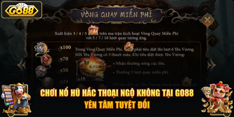 Chơi nổ hũ Hắc Thoại Ngộ Không tại GO88 yên tâm tuyệt đối