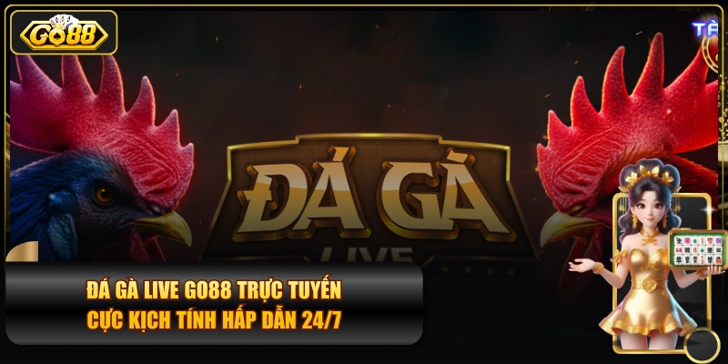 Đá Gà Live GO88 Trực Tuyến Cực Kịch Tính Hấp Dẫn 24/7