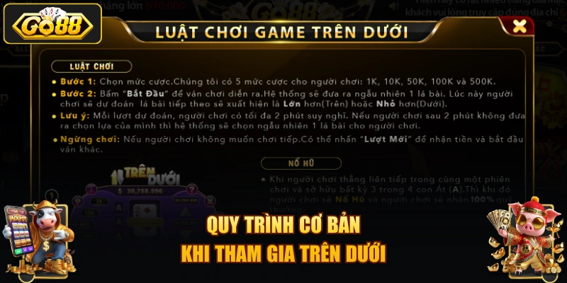 Quy trình cơ bản khi tham gia Trên Dưới