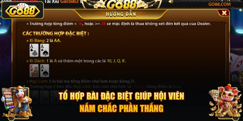 Tổ hợp bài đặc biệt giúp hội viên nắm chắc phần thắng